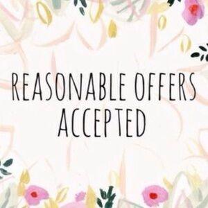 🌸Reasonable Offers Accepted!!🌸
